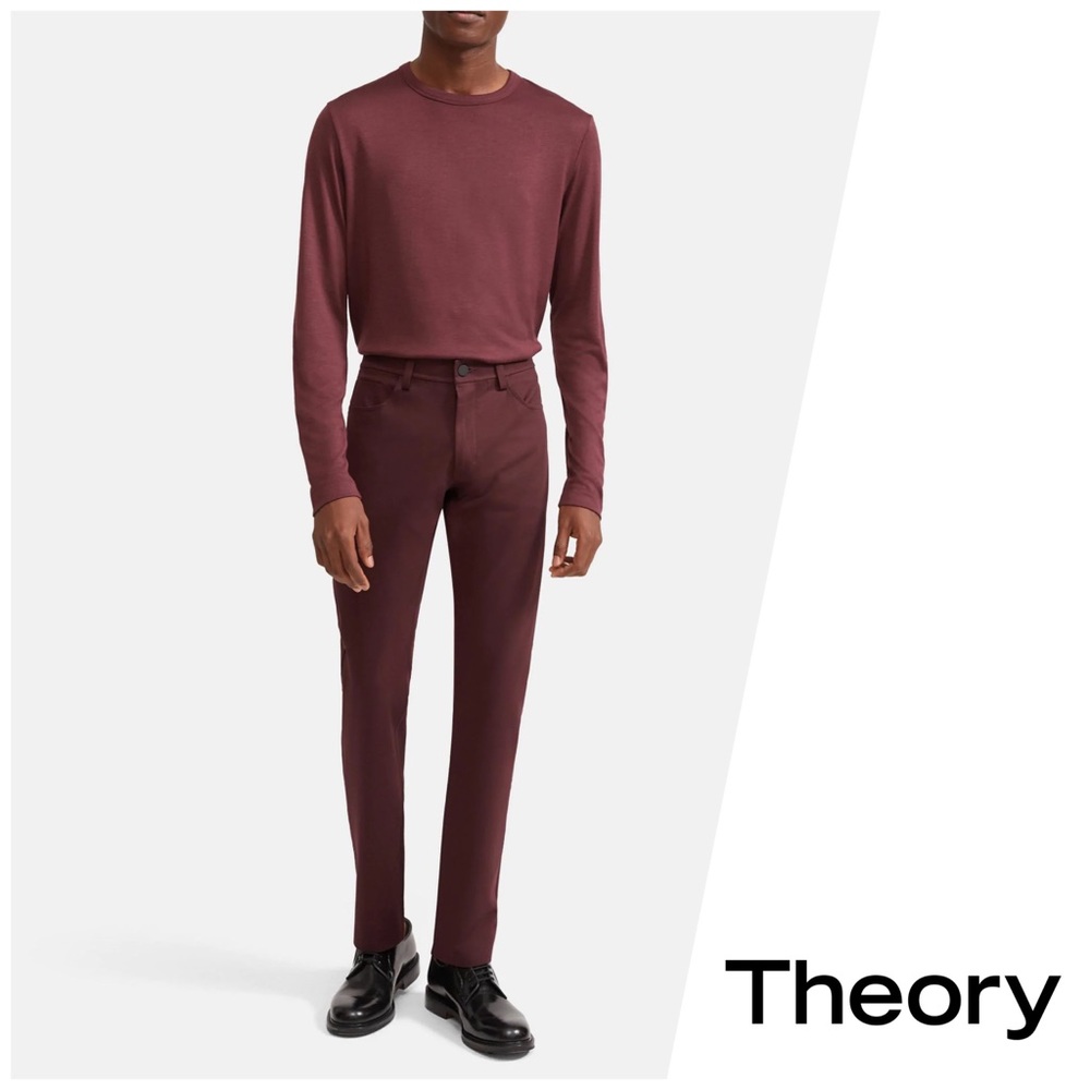 Theory Gaskell Modal Long Sleeve Jersey Tee